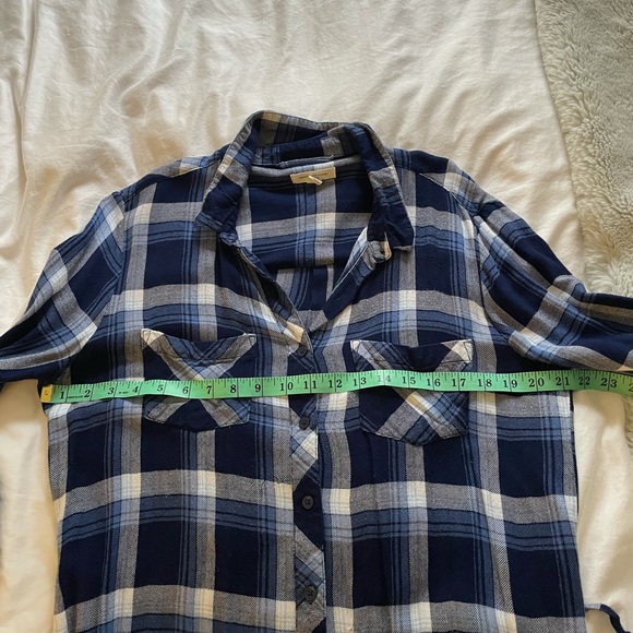 Beachlunchlounge Plaid Flannel Shirt Dress - Picture 7 of 10